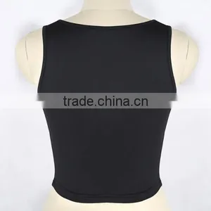 Milk Silk Crop Top Sleeveless Nightclub Top Womens Tank Top thumbnail-4