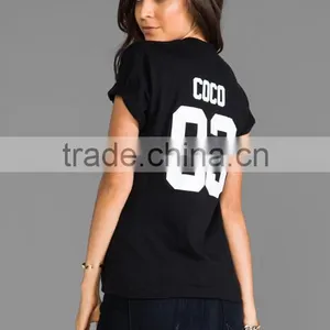 Rubber Printing T-shirt Casual Style thumbnail-1