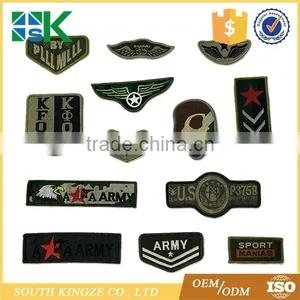 Popular 13 Designs Army Badges Handmade Sew on Custom Made Embroidered Patches thumbnail-1