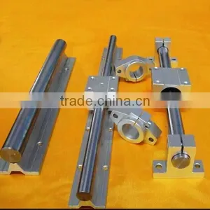 CNC Parts Round Linear Guide Rail SBR20 With Linear Block SBR20UU thumbnail-2