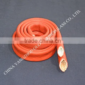 Self-extinguishing Silicone Coated Fire Protection Fiberglass Sleeving thumbnail-5