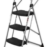 3 Steps Steel Ladder With Tools Shelf thumbnail-1