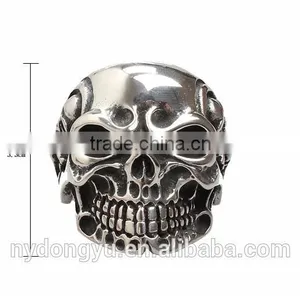 Skeleton Mens Titanium Ring/creative Mens Skeleton Ring/men Top Quality Ring thumbnail-2