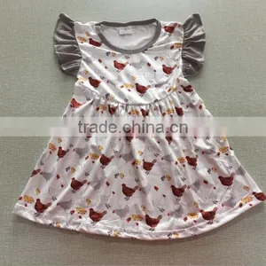 Lace Fold Cute and Charming Flowers Cool Ventilated Girl Striped T-shirt Unique Kids Frock Designs Pictures thumbnail-6