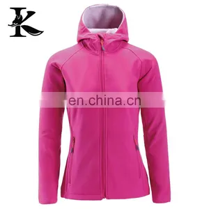 OEM Design High Quality Women's Softshell Jacket thumbnail-1