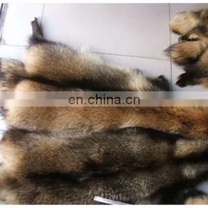 White Raccoon Fur Skin, Fur Skin for Women's Clothing, Raccoon Fur Skin for Garment thumbnail-1