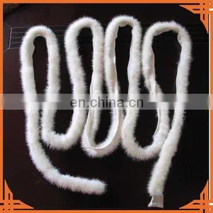 Mink Fur Strip Natural Color thumbnail-2
