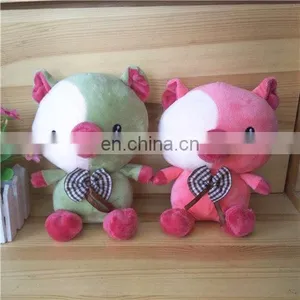 HI CE Fancy High Quality Custom Plush Valentine Pig Toy Soft Toy Keychains thumbnail-1