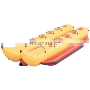 HI 0.65mm PVC Tarpaulin Inflatable Water Banana Boat, Amazing Flying Banana Boat for Adults thumbnail-3