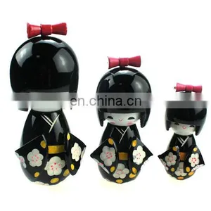 Lovely Puppet Mini Japanese Geisha Girl Doll in Kimono thumbnail-2