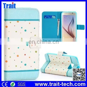 Leather Case for Samsung Galaxy S6 G9200,wholesale Cell Phone Case thumbnail-1
