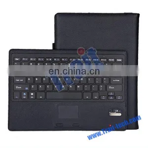 New Detachable Wireless Bluetooth Keyboard Leather Folio Case Cover for Microsoft Surface Pro 3 Tablet With Touchpad thumbnail-1