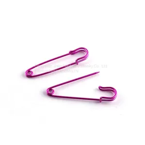 Sexy Red Decorated 2.0mm*76mm Brass Safety Pin for Crafts and Fashion thumbnail-1