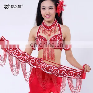 Beading Tassel Sequins Sexy Austrial Bellydance Costumes thumbnail-4