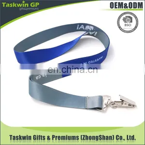 Promotional Polyester Car Logo Blue Lanyard With Sublimation Printing thumbnail-4