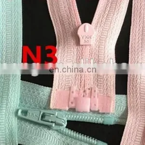 Newest Promotional Colorful Nylon Teeth Water Repellent Waterproof YKK Zipper at Various Colors/Lengths thumbnail-3