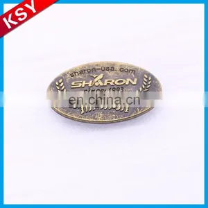 Oem Fine Workmanship Jeans Name Tag Metal Embossing Label Maker thumbnail-3