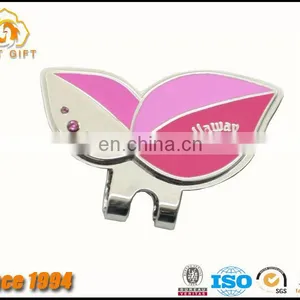 Guangdong Factory Custom Logo Golf Ball Marker Epoxy Animel Magnetic Golf Hat Clips thumbnail-2