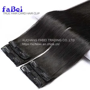 Top Virgin Peruvian Human Hair 100 Clip in Hair Extension, Virgin Hair thumbnail-2