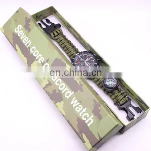 China Factory Paracord Watch Survival Watch Multifunctional Sport Watch thumbnail-4