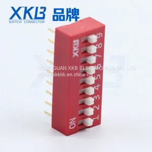 Quality Merchant DIP Switch 9 Digits 9P DS-09 Red Blue 9 Digits 18 Feet thumbnail-1
