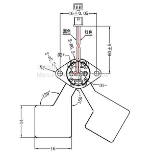 MX-MG-015 Mechanical Infrared Thermal Imaging Shutter, Flag Type Freeshipping , No MOQ Limited thumbnail-4