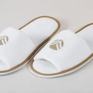 Eliya Disposable Non-woven 3mm Eva Sole Hotel Slippers thumbnail-1