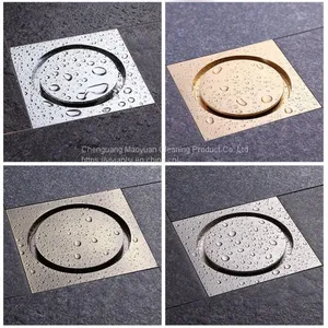 Bathroom Sanitary Fitting Width Floor Drainer Strainer Stainless Steel Hair Stopper Drains thumbnail-5