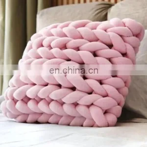 Square Pillow Couch Decorative Pillow Super Chunky Throw Pillow,Home Decor thumbnail-1