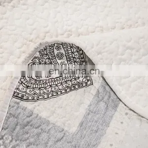 Reversible Quilt Set King Size Soft Microfiber Lightweight Coverlet Bedspread Comforter Set Bed Cover Quilt thumbnail-7