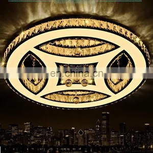 Led Ceiling Lamp Fashion Crystal Ceiling Lamp Stainless Steel Creative Led Lightings thumbnail-1