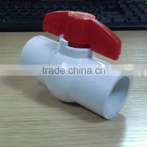 Compact White Upvc Ball Valve SOCKET/THREAD Style thumbnail-4