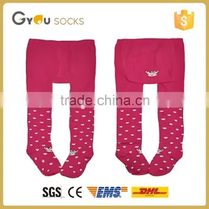 Girls Cute Pink Dance Soft Cotton Pantyhose With Cartoon Printed thumbnail-1