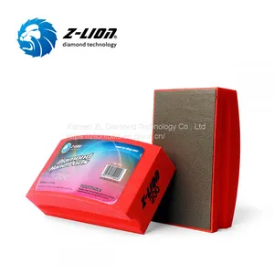 Z-LION Patented Arc Shape Diamond Electroplated Hand Pads for Glass Car Mirrors Grinding ZL-37CA thumbnail-5