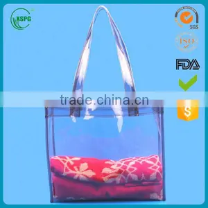 2016 Fashion Design PVC Waterproof Beach Bag With PP Handle Made in China and Best Price thumbnail-1