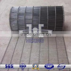 304 Stainless Steel Flat Flex Wire Mesh Conveyor Belt thumbnail-1