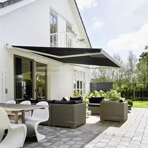 Waterproof UV Protection Greenhouse Folding Full Cassette Awning Aluminum Frame Parts Retractable Awning thumbnail-1