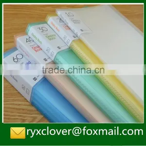 Customized A4 Office School Stationery Clear Pockets Display Book thumbnail-3