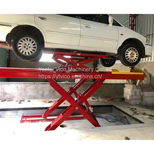 5T / In-Ground Heavy Duty Hydraulic Scissor Jack Car Lift Machine For Parking Garage V-JSZM-D-8350 thumbnail-5