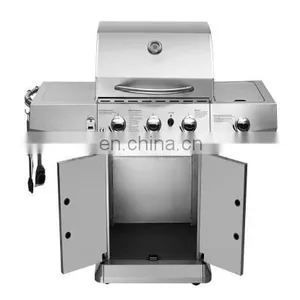 The Most Popular Export Quality OEM Design Assembled Outdoor Stainless Steel Gas BBQ Grill thumbnail-3
