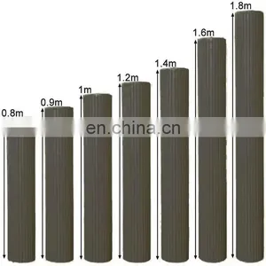 Cheap Artificial 0.8m Plastic Board PVC Strips Sichtschutzmatte Privacy Security Bamboo Fence Roll thumbnail-3