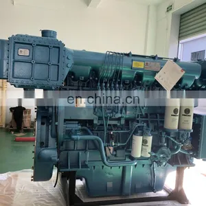 Best Price Weichai Marine Diesel Engine 485kw/660hp/1350rpm WHM6160MC660-3 thumbnail-2