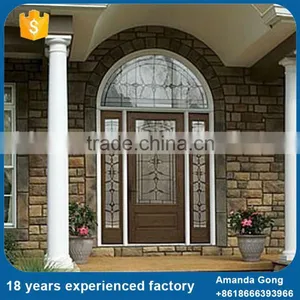 Popular Style Elegant Front Entry With Wrought Iron Doors thumbnail-6
