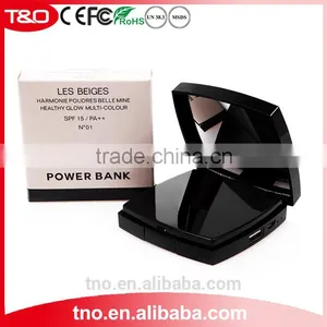 2016 Fashion 3000mah Channel Power Bank Mirror Travel Charger Quality Choice thumbnail-6