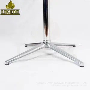 Morden Design Round Restaurant Dining Table Black With Metal Base for Cafe Use thumbnail-4