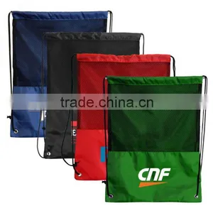 Customized High Quality Mesh Drawstring Bag thumbnail-1
