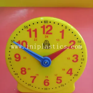 we Produce 5 Inches Plastic Clocks ABS Plastic Diameter 5 Inches Two Pins Geared Movement Support Backside Custom Logo Printed Available thumbnail-1