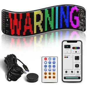 APP Control Roll up Led Display Advertising Screen Flexible Led Screen Outdoor Screen Panel Led for Car Truck Bus thumbnail-1