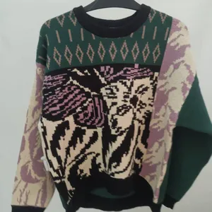 Women' Knitted Sweater Pullover Knitwear Tops Merino Wool Alpaca Solid Color Autumn Winter Fashion thumbnail-1