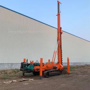 Long Spiral Pile Driver for High-rise Building Foundations, Crawler Walking Drilling Machine, 15-meter Anti-floating Anchor Rod Drilling Rig thumbnail-2